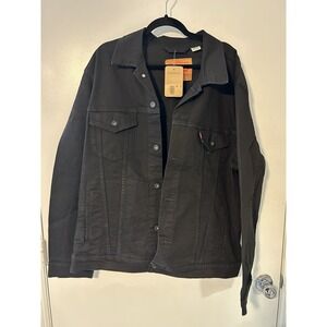 New Levi's Men's Trucker Jacket Black -XL-Tall